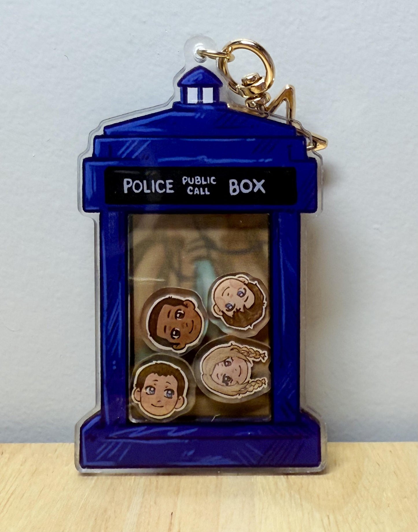 9th Doctor Shaker Keychain