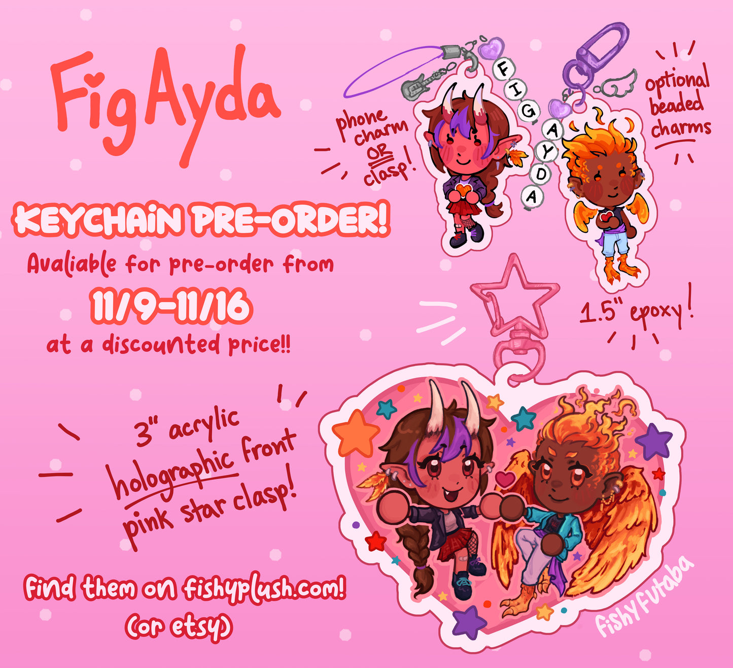 FigAyda Keychain Preorder!