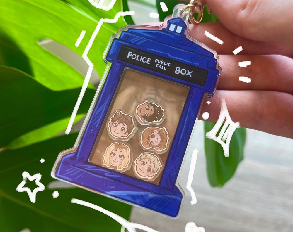 Tenth Doctor Shaker Keychain