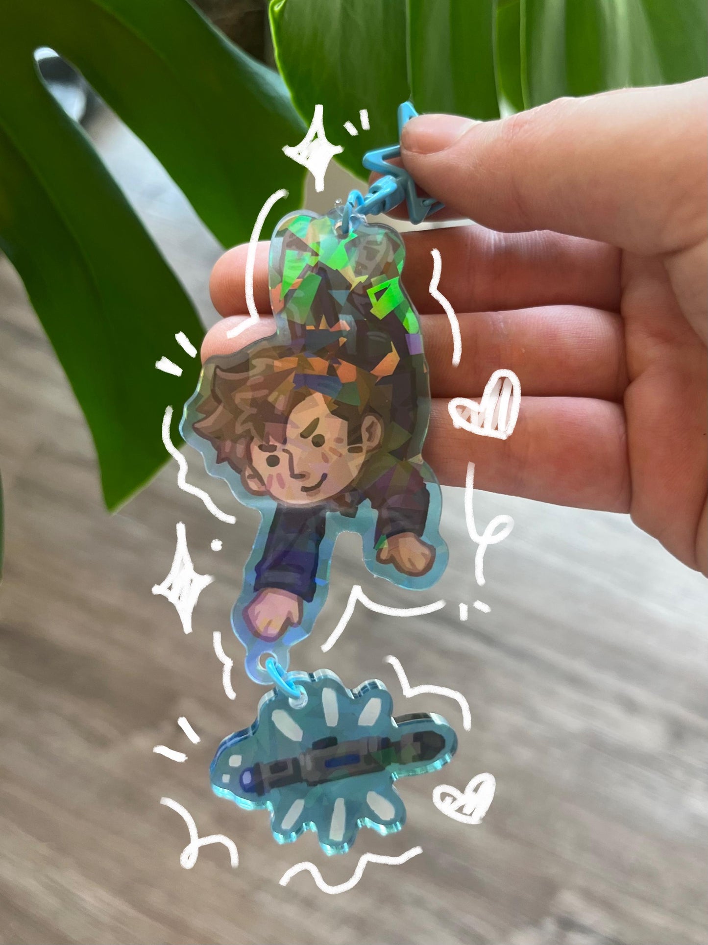 Ten Connection keychain