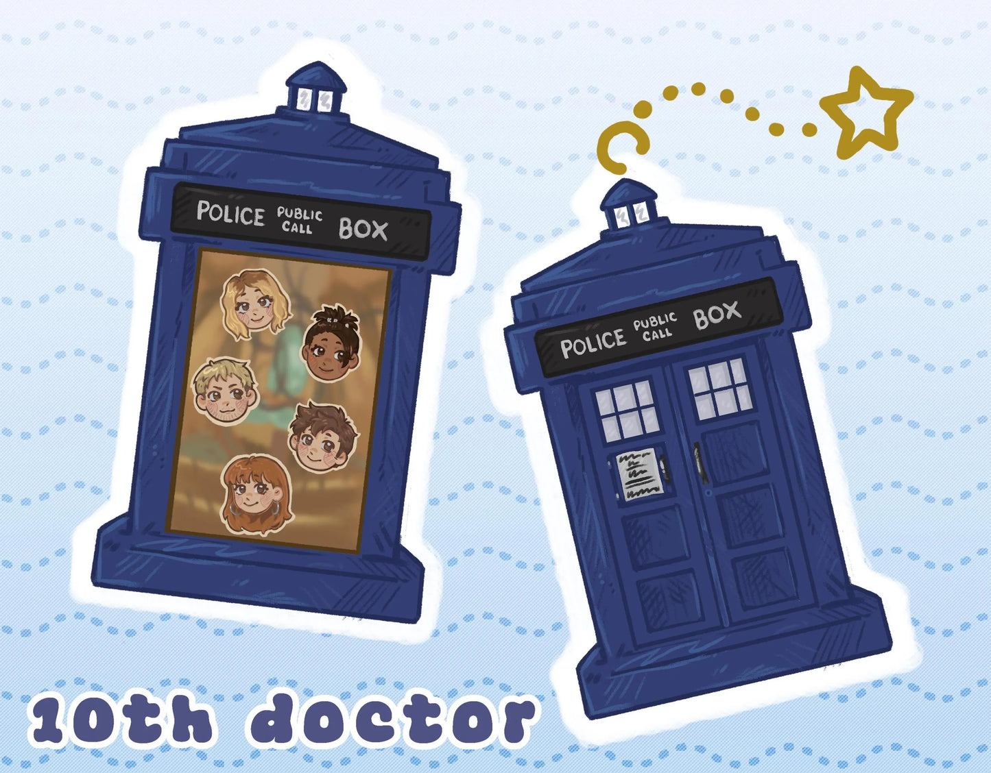 Tenth Doctor Shaker Keychain