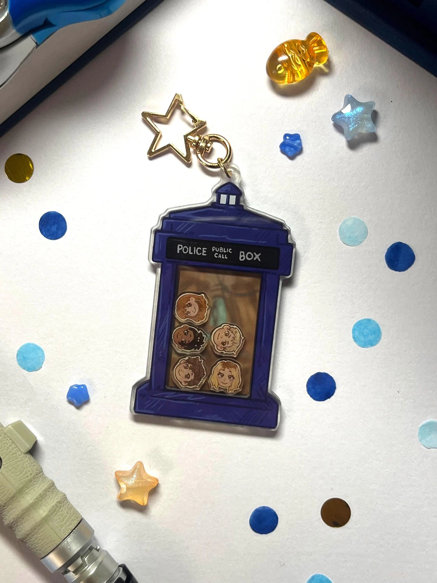 Tenth Doctor Shaker Keychain